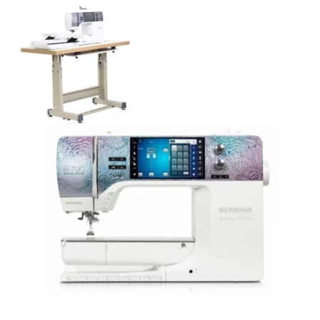 Швейно-вышивальная машина BERNINA 790 PlUS SE с вышивальным модулем и профессиональным столом